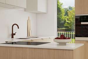 Top Renovierte 3 Zimmer Wohnung inkl Balkon und Design Einbaubüche & Balkon - im Sanierten MFH – Olgastr 122, 70182 Lehen, Stuttgart – Vorschaubild 3