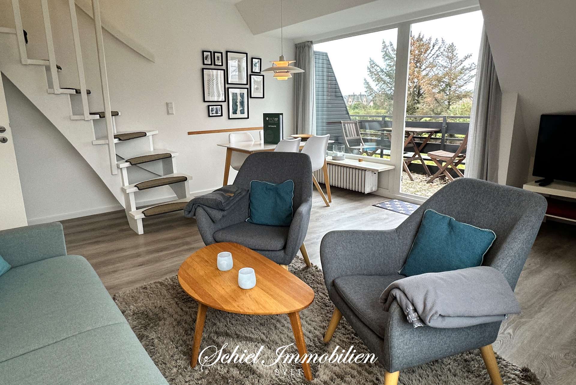 Immobilie in Wenningstedt-Braderup (Sylt) - Modernisierte 2-Zimmer-Ferienwohnung mit  sonnigem Westbalkon, Weitblick und Pkw-Stellplatz - Bild 0