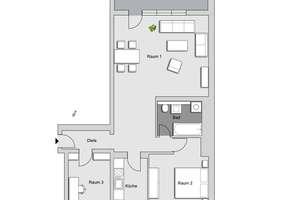 3-Zimmer-Wohnung in Bonn Castell (5301_25) – Augustusring 14, 53111 Bonn-Castell, Bonn – Vorschaubild 3