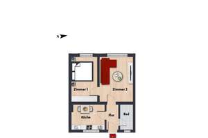 Kompakt & Komfortabel - Wohnung in Laagberg // 1.OG Whg. 11 – Schubertring 10, 38440 Hohenstein, Wolfsburg – Vorschaubild 6