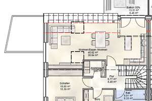 Große Maisonettenwohnung mit Dachterasse - Energieeffizient – Buchfinkenstr. 31a, 48432 Rheine – Vorschaubild 11