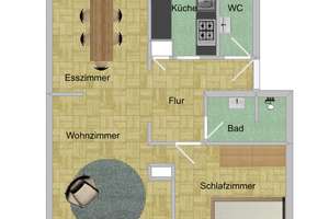 Sonnige 3 Zimmer-Wohnung in Halbhöhenlage mit Weitblick auf Stuttgart – Die vollständige Adresse der Immobilie erhältst du vom Anbieter., 70197 Hasenberg, Stuttgart – Vorschaubild 21
