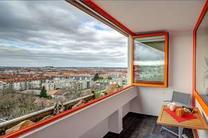 Möbliert: Helle, schöne 1-Zimmer Wohnung mit Panoramablick  – 80687 Friedenheim, München – Vorschaubild 9