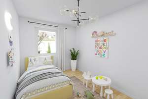 Vermietete Drei-Zimmer-Wohnung zur Kapitalanlage - Beispielmöblierung – Nd.-Ramstädter Straße 184, 64285 Darmstadt-Ost, Darmstadt – Vorschaubild 8