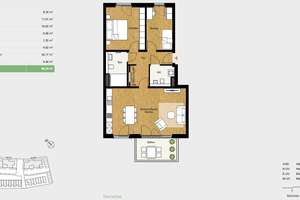 Moderne 3-Zimmer-Neubauwohnung im Quartier „Im Hochfeld“ – 40627 Unterbach, Düsseldorf – Vorschaubild 7