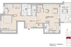 SONNTAGSBESICHTIGUNG | Familienfreundliche 3-Zimmer-Wohnung mit viel Stauraum – Am Alten Lindewerk 12, 55246 Mainz-Kostheim, Wiesbaden – Vorschaubild 7