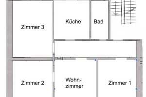 *****Großzügige & helle 4 Zimmer Wohnung mit West-Balkon in zentraler Lage - sofort verfügbar***** – Merowingerstraße 55, 40225 Düsseldorf – Vorschaubild 1