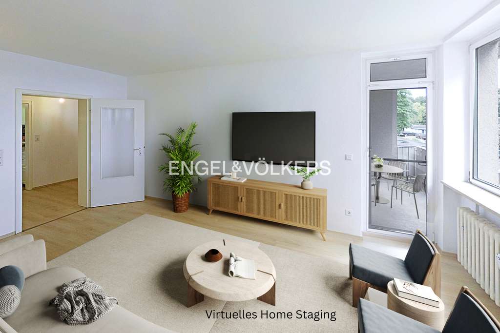 Einziehen und Wohlfühlen: Kernsanierte 3-Zimmer-Wohnung mit zwei Balkonen