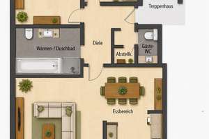 Sehr schöne, gepflegte und helle 3-Zimmerwohnung mit Balkon in Leverkusen-Schlebusch!!! – 51375 Schlebusch, Leverkusen – Vorschaubild 15