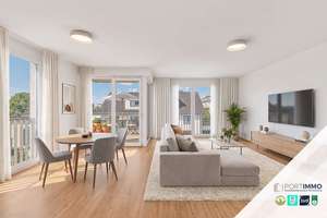 Pattonville aufgepasst - 4-Zimmer-Wohnung mit zwei Bädern, Aufzug, TG-Stellplätzen und Keller
