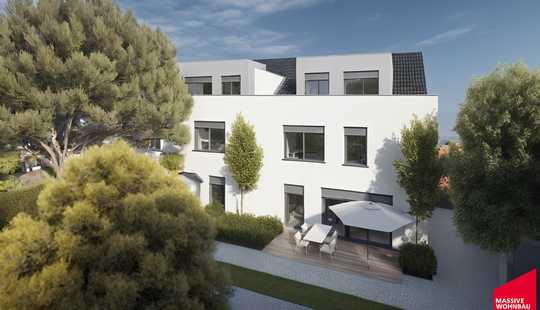 Bild von Moderne DHH mit Garten und Dachterrasse