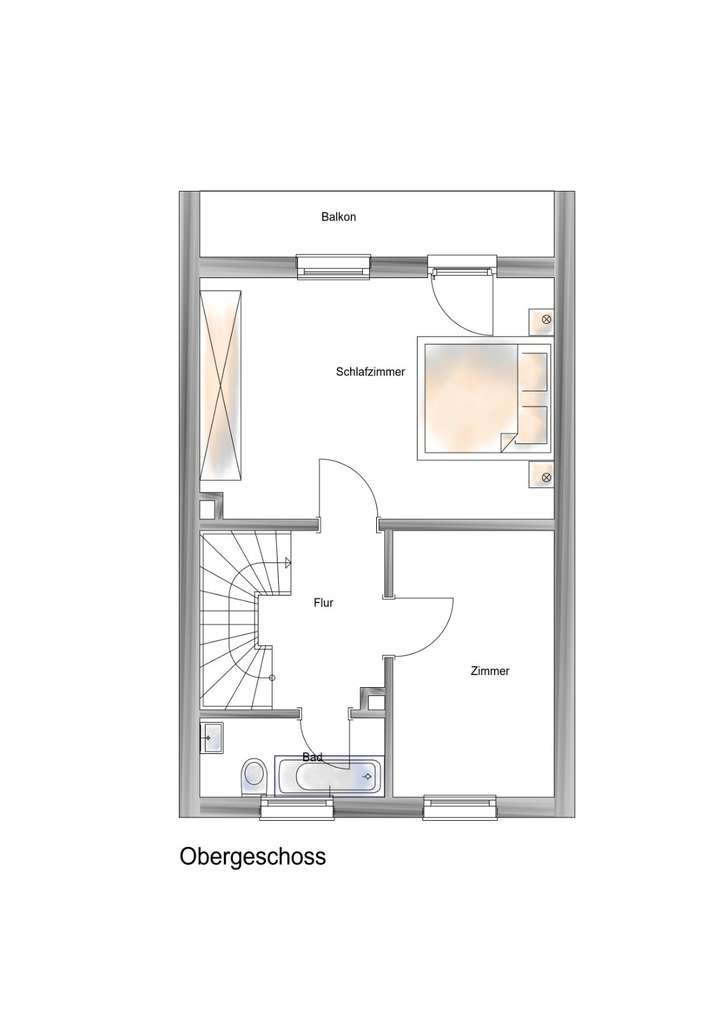 - Grundriss Obergeschoss -
