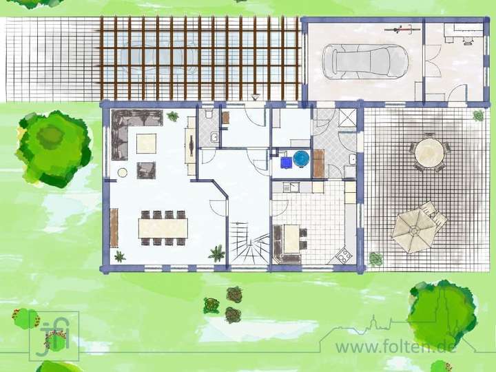 Grundriss Erdgeschoss