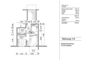 Gemütliche 2-Zimmer-Erdgeschosswohnung mit eigener Terrasse, Wannenbad & TG-Stellplatz in Landsberg – 6188 Landsberg – Vorschaubild 10