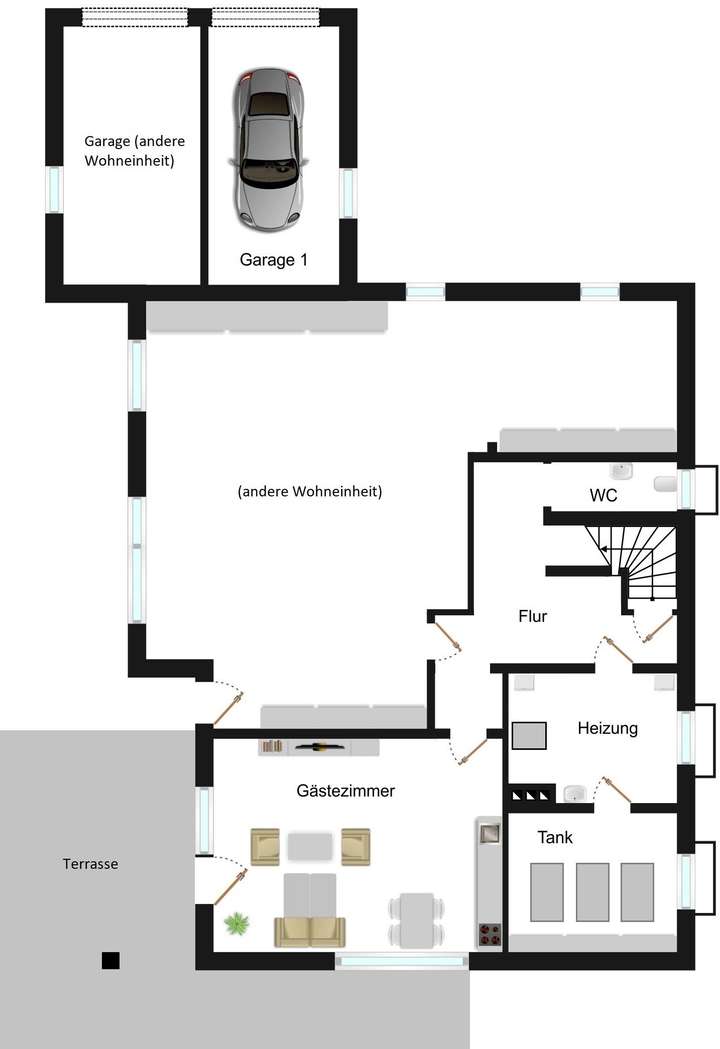 Grundriss Untergeschoss