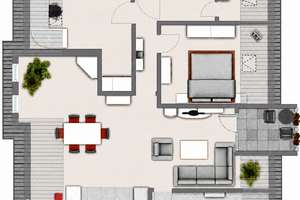 Schöne Dachgeschosswohnung im Altbau – Loggia, Tageslichtbad, 3 ZKB – Emser Straße 314, 56076 Horchheim, Koblenz – Vorschaubild 7