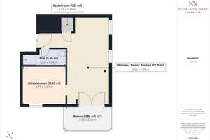 Moderne 2-Zimmer-Wohnung mit Balkon – ideal für Eigennutzer oder Kapitalanleger – Die vollständige Adresse der Immobilie erhältst du vom Anbieter., 66130 Brebach-Fechingen, Saarbrücken – Vorschaubild 6