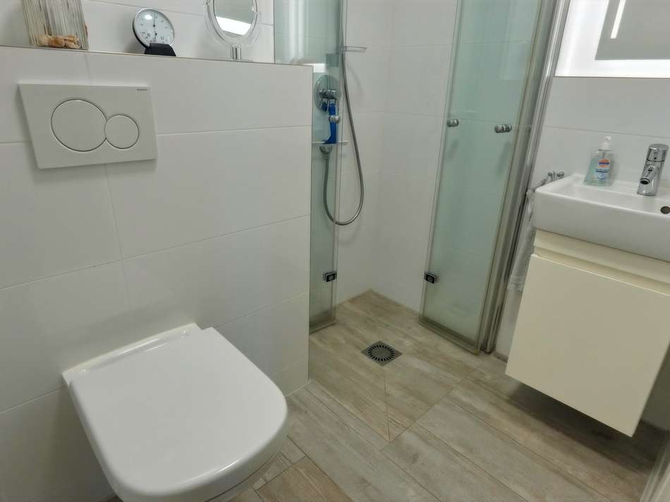 Gäste-WC mit Dusche
