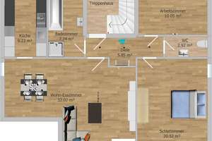 Familiär & Modern: Frisch sanierte 3-Zi.-DG-Wohnung (71 m²) – Die vollständige Adresse der Immobilie erhältst du vom Anbieter., 75179 Arlinger, Pforzheim – Vorschaubild 13
