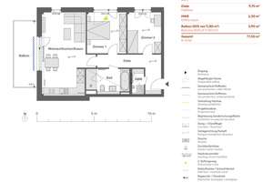 Gemütliche Wohnung mit Garten, ideal für Paare und kleine Familien nahe Wasser und Altstadt – An der Filmfabrik 9 und 11, 12555 Köpenick, Berlin – Vorschaubild 5