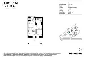 1-Zimmer-Neubau-Wohnung in Hauptbahnhof Nähe mit Balkon – Ladehofstr 5, 86150 Augsburg – Vorschaubild 7