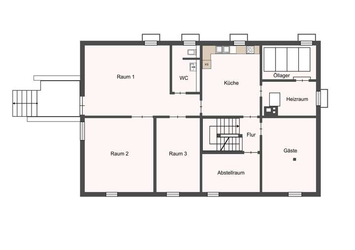 Grundriss Souterrain 