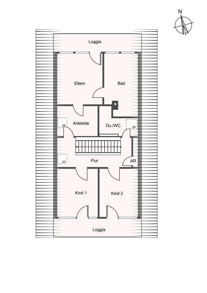 Grundriss Obergeschoss