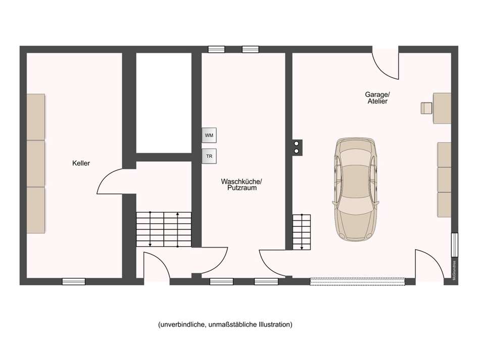 Untergeschoss/ Erdgeschoss