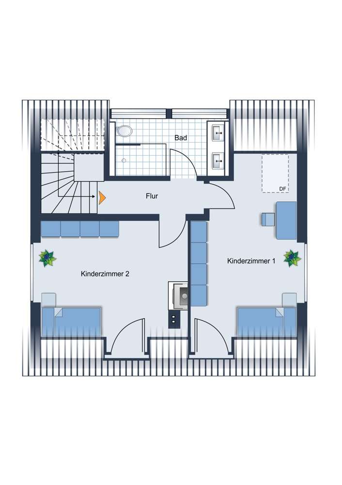Illustration Dachgeschoss