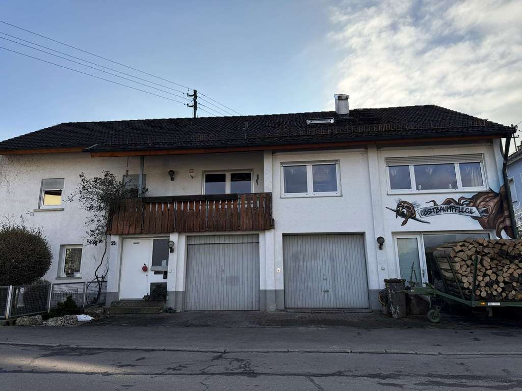Immobilie in Mühlhausen im Täle - Charmantes Bauernhaus mit viel Potential und Gewerbefläche in ruhiger und idyllischer Wohnlage - Bild 1