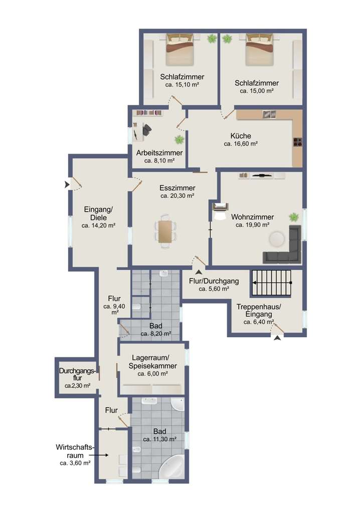 Grundriss Erdgeschoss