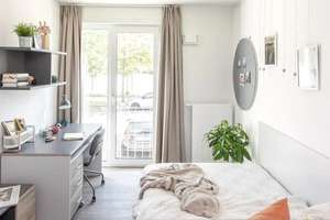 vollmöbelierte Einzimmerwohnung für Studenten  – Am Kläperberg 11, 30167 Nordstadt, Hannover – Vorschaubild 1