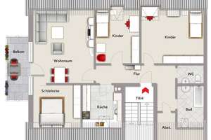 Kapitalanleger aufgepasst: Vermietete 3-Zimmer-Wohnung mit Balkon und Garage! – Die vollständige Adresse der Immobilie erhältst du vom Anbieter., 76189 Grünwinkel, Karlsruhe – Vorschaubild 21