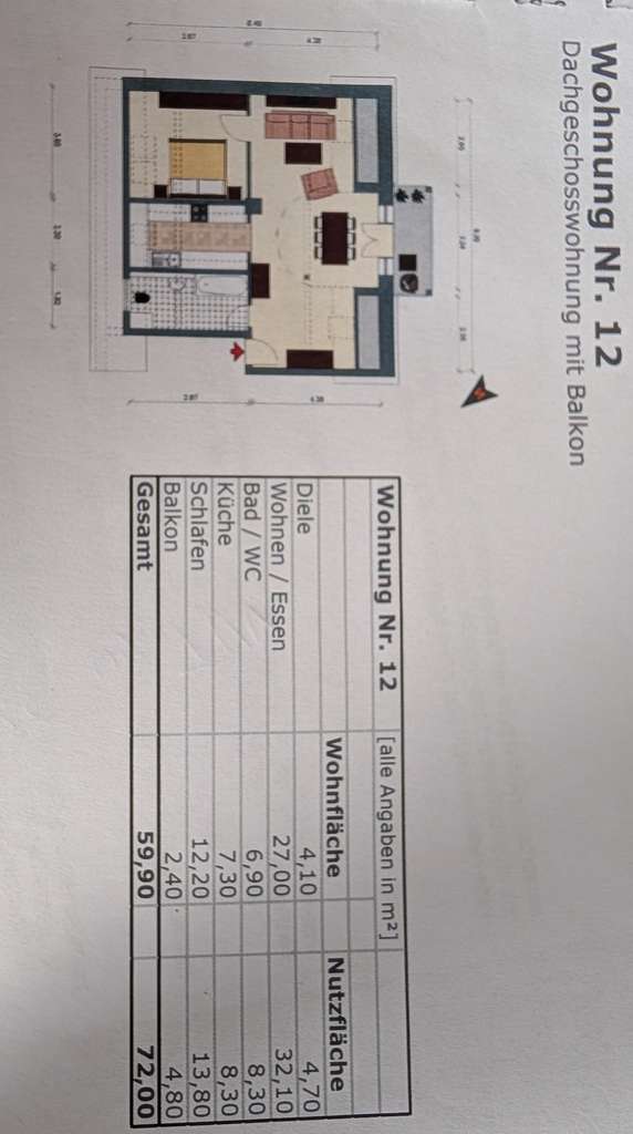 Immobilie in Haag in Oberbayern - Charmante 2-Zimmer Dachgeschosswohnung in Haag in Oberbayern - Bild 0
