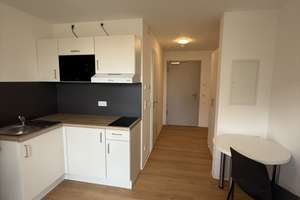 Exklusives Studentenappartement mit Einbauküche, komplett möbliert, Erstbezug – Bahnhofstraße 43, 90402 Marienvorstadt, Nürnberg – Vorschaubild 3