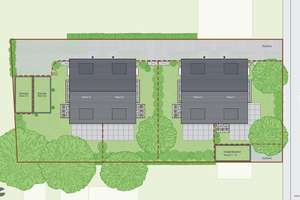Effizienzhaus 55/KfW 55 - Doppelhaushälfte (3) mit Süd-West Garten im Märchenviertel von Waldperlach – Die vollständige Adresse der Immobilie erhältst du vom Anbieter., 81739 Waldperlach, München – Vorschaubild 2