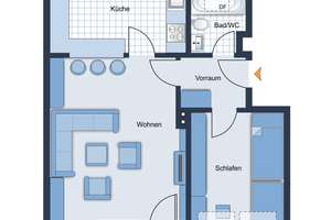 Vermieterglück: 2-Zimmer-Wohnung mit Loggia und Stellplatz in Bad Cannstatt – Die vollständige Adresse der Immobilie erhältst du vom Anbieter., 70372 Kurpark, Stuttgart – Vorschaubild 10