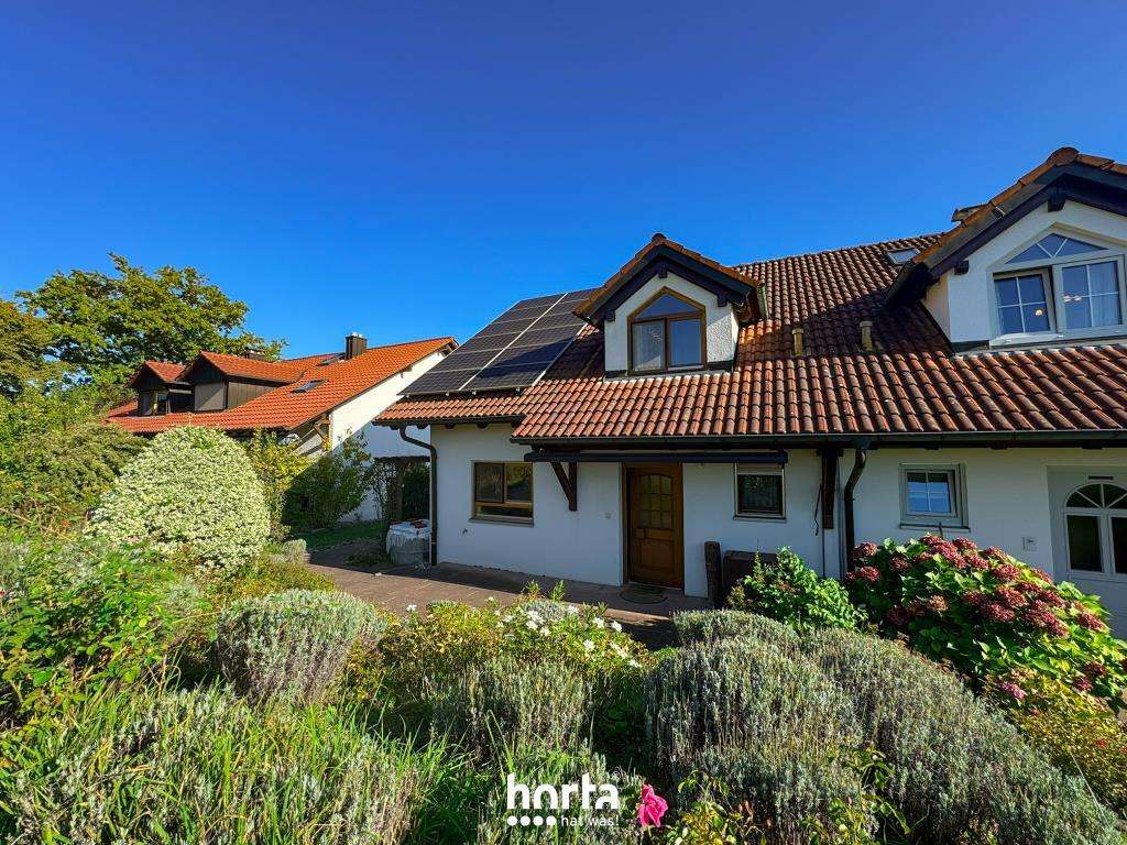 Immobilie in Daisendorf - Doppelhaushälfte mit ELW und Panorama-See- und Alpensicht in Daisendorf - Bild 1