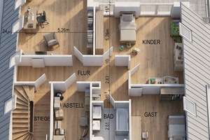 Gepflegte Doppelhaushälfte in Isernhagen-SÜD – Die vollständige Adresse der Immobilie erhältst du vom Anbieter., 30657 Isernhagen-Süd, Hannover – Vorschaubild 4