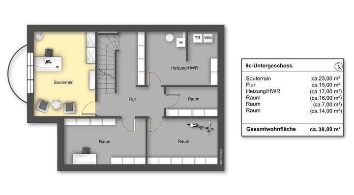 Grundriss Kellergeschoss