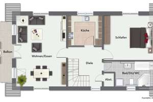 Maisonette-Wohnung mit Sonnenbalkon, Einbauküche & großer Garage in Zündorf! – Die vollständige Adresse der Immobilie erhältst du vom Anbieter., 51143 Zündorf, Köln – Vorschaubild 21