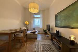 Möbliert:  2-Zi-Wohnung in Sendling, Innenhof/Rückgebäude, Nähe U3/U6