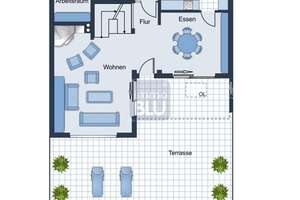 Riesen-Terrasse statt Garten: Perfektes Familienheim mit Balkon, Kachelofen, Doppelgarage, Carport.. – Die vollständige Adresse der Immobilie erhältst du vom Anbieter., 76356 Weingarten (Baden) – Vorschaubild 16