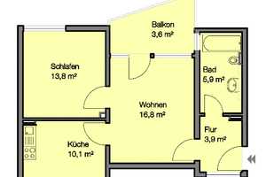2 Zimmer Wohnung am Dr.Linnert-Ring!! ACHTUNG! Nur mit Wohnberechtigungsschein!! – Dr.-Linnert-Ring 37, 90473 Nürnberg – Vorschaubild 8