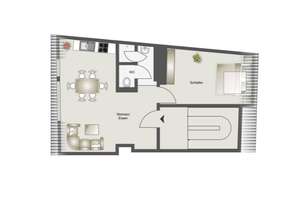 Helles Single Apartment für 1 Person in Aachen-Mitte! – Lagerhausstrasse 7, 52064 Marschiertor, Aachen – Vorschaubild 7