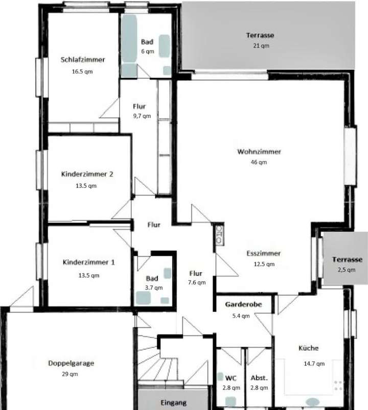 Grundriss Erdgeschoss