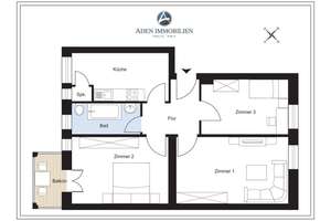 VERMIETET! Schöne 2,5-Zimmer-Wohnung in Berlin-Prenzlauer Berg als Kapitalanlage! *Sehr gute Lage* – Erich-Boltze-Straße 4, 10407 Prenzlauer Berg, Berlin – Vorschaubild 2