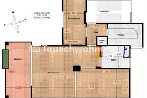 Tauschwohnung: 3-Zimmerwohnung gegen 4,5- bis  5,5-Zimmerwohnung