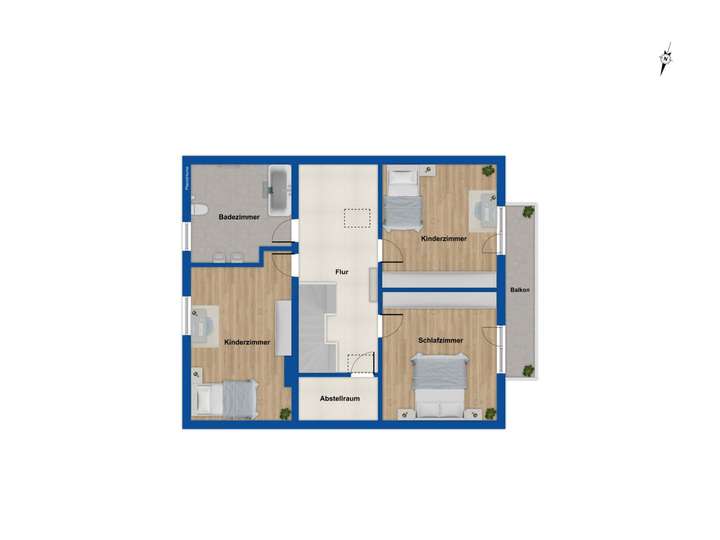 Grundriss Obergeschoss