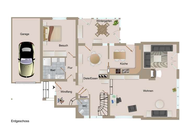 Grundriss Erdgeschoss